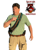 TOMS “SHOTGUN BATTLE AMMO CARRIER” HIGHEST QUALITY LEATHER AVAILABLE. LINED INSIDE AND OUT! HAND MADE-TAILOR FIT FOR YOUR HEIGHT AND WEIGHT. ROTATES AROUND BODY. HOLDS 45 SHELLS. SEE ALL PHOTOS BELOW! CLICK HERE – CALL: 954-804-4381