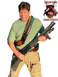 TOMS “SHOTGUN BATTLE AMMO CARRIER” HIGHEST QUALITY LEATHER AVAILABLE. LINED INSIDE AND OUT! HAND MADE-TAILOR FIT FOR YOUR HEIGHT AND WEIGHT. ROTATES AROUND BODY. HOLDS 45 SHELLS. SEE ALL PHOTOS BELOW! CLICK HERE – CALL: 954-804-4381