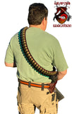 TOMS “SHOTGUN BATTLE AMMO CARRIER” HIGHEST QUALITY LEATHER AVAILABLE. LINED INSIDE AND OUT! HAND MADE-TAILOR FIT FOR YOUR HEIGHT AND WEIGHT. ROTATES AROUND BODY. HOLDS 45 SHELLS. SEE ALL PHOTOS BELOW! CLICK HERE – CALL: 954-804-4381