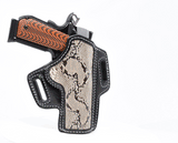 TOM'S "EXOTIC PYTHON SKIN GUN HOLSTER" PYTHON SKIN HOLSTER - HANDMADE FOR ANY PISTOL