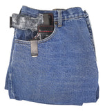 TOM'S "INSIDE THE POCKET HOLSTER" GREAT FOR SNUB NOSED REVOLVERS OR SEMI-AUTO PISTOLS. DOUBLE THICK STEEL MESH REINFORCED LEATHER WITH STEEL CLIP