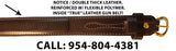 TOM'S "RANGER GUN BELT" 2 STRAPS INSERT INTO BUCKLE. DOUBLE THICK REINFORCED LEATHER (TOM'S FAVORITE)