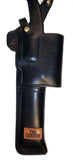 TOM'S MASSIVE REVOLVER HOLSTER WITH OPTICS - "THE BIG BORE CANNON" CUSTOM HAND-MADE DOUBLE THICK REINFORCED LEATHER REVOLVER SHOULDER HOLSTER RIG - HOLSTER AND AMMO ATTACHES TO BELT. VERTICAL - SPEED LOADER POUCHES - OPTIONAL. CLICK HERE.