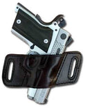 TOM'S "COMPACT BELT HOLSTER" DOUBLE THICK STEEL MESH REINFORCED LEATHER