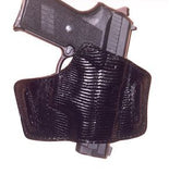 TOM'S "LIZARD EXOTIC SKIN SEMI-AUTO HOLSTER" DOUBLE THICK STEEL MESH REINFORCED LEATHER
