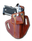 TOM'S "HYBRID INSIDE THE WAIST - IWB, OR OUTSIDE THE WAIST HOLSTER" DOUBLE THICK STEEL MESH REINFORCED LEATHER
