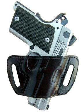 TOM'S "ULTRA COMPACT HOLSTER" DOUBLE THICK STEEL MESH REINFORCED LEATHER